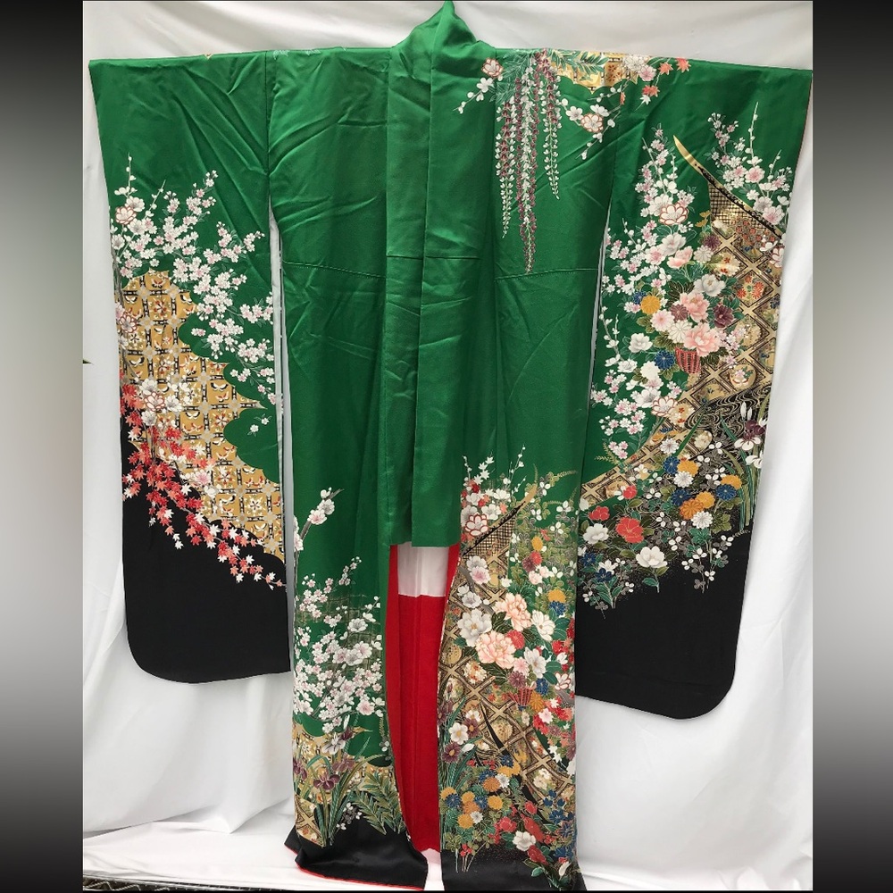 Vintage Silk furisode Kimono